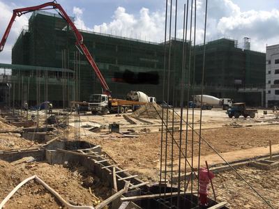 屋面砼保护层/主体砼工程