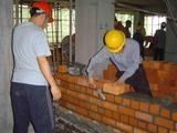 泥工砌墙工程
